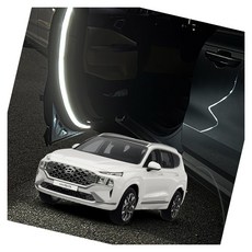 싼타페 면발광 도어라이트 경고 무드등 LED 안전, 2Way(LED바+도어모듈+DIY풀키트)/쿨화이트1M