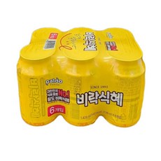 다미겨미 팔도 비락식혜캔 238ml 6개 간편음료 휴대용음료