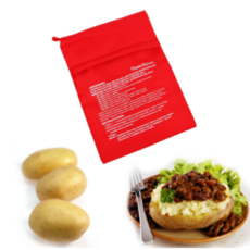 빠른 구운 감자 전자 레인지 베이킹 간편한 요리 스팀 포켓 세척 가능 쿠커 백, 1개