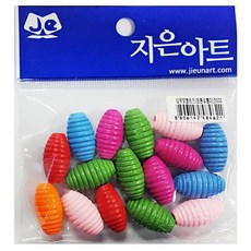 나무 비즈 타원골뱅이 2봉 비즈공예 재료 팔찌만들, 본상품