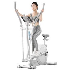 접이식 일립티컬 머신 스텝밀 유산소 전신 운동 기구 일립티컬, 1, G. 검정색 설치 필요 없음 접이식 상자에서 바로 사용