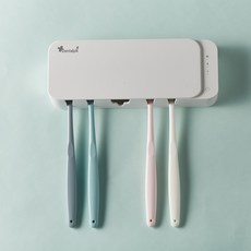 덴탈픽 UV LED 벽걸이형 칫솔 살균기 무선 5구 유/무선 사용가능, DTP-D005 [LB700]