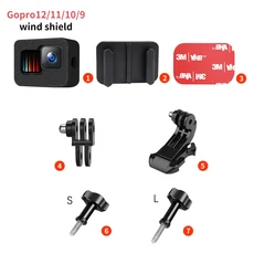 Arai Rapide Neo 헬멧 GoPro Max Hero12 11 10 9 Insta360 X4 X3 Acepro DJI Action 5pro 카메라용 맞춤형, 06 for GoPro12 11 10 9