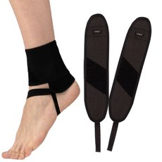 [국내생산] 뉴니끄 임산부 밸런스 발목보호대 랩형 블랙 2p