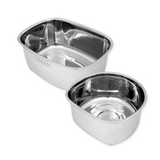 웅스토어 스텐설거지통 씽크대물막이통, D형