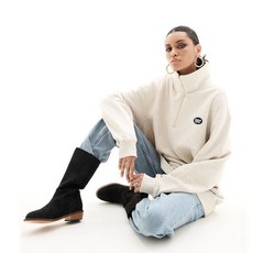 프로스펙스 OS HALF ZIP UP CREW NECK SWEAT SHIRT OATMEAL 504728