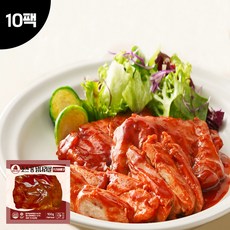 킹닭 껍질없는 닭다리살 쓰리라차저크 100g 통닭다리살 통다리살 식단관리 닭다리 순살, 10개