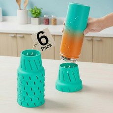 아마존평점4.5+ 미국출고 142973 물병 건조대: 빠른 건조를 위한 실리콘 병 랙 비닐 봉투 건조 홀더 및 컵 액세서리 와인 잔 커피 머그에 적합 Stanley 스텐