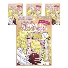 크레아보테 베르사유의 장미 오스칼 & 로잘리 라 몰리에르 밀착 마스크 클리어 피치 향, 4개, 1개입