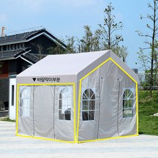 모르포 조립식 천막 캐노피 그늘막 주차장 접이식 행사천막 자바라 간이창고 바람막이천막, 3. 바람막이(단품), 3x3M