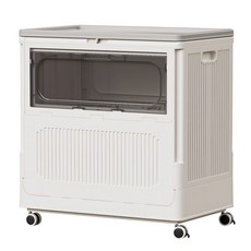 수납하마 리빙박스 대용량 접이식 정리함 멀티수납, 블랙, 1개