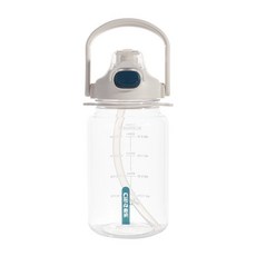 台灣發貨 夏日運動水壺 tritan水壺 1200ml 1500ml 2000ml, 白,1200ml, 1個
