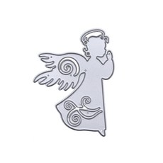 천사 절단 다이 스텐실 스크랩북 앨범 엠보싱 페이퍼 카드 DIY 공예 장식, 은
