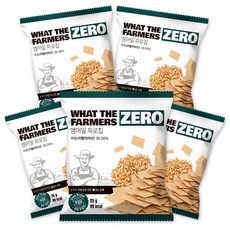 왓더파머스 제로 국내생산 건강한 저당 다이어트간식 엠머밀 파로칩, 25g, 5개