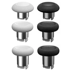 飛智 FLYDIGI 搖桿帽套裝 適用八爪魚5/黑武士5PRO/冰原狼4, 1個, 6入/裝_(黑)