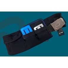 潛水配重帶 - 耐磨多格可調節快速釋放扣設計，舒適安全潛水體驗, 黑色