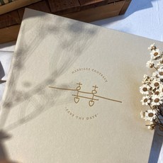 印印time 結婚書約夾《囍字》 硬殼粗糙質感/燙金設計 結婚用書·登記書約本·保存書（不含書約）, 1個
