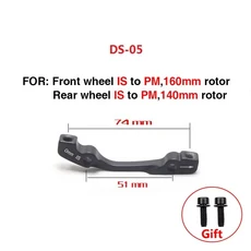 초경량 MTB 자전거 Ebike 스쿠터 디스크 브레이크 브래킷 IS PM A to 마운트 어댑터 160mm 로터용, 05 160front, 1개