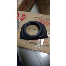 대형 버스 백미러 관광 부착형 미러 반사경 후사경, 1개, 가죽 케이스, 기본 색상