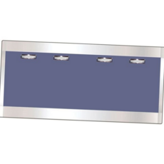 스테인리스 게시판 가로형 스텐 사무실 집게형 게시판 학교, 연한청색