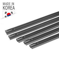 뒷유리 후방 리어 와이퍼 국산 리필고무 교체용 (국내차 수입차 천연고무), 1개, 리필고무 20인치 (500mm)/두께6mm - 1개