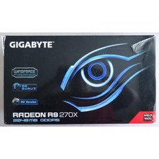 기가바이트 R9 270X GDDR52GB 2개 DVIHDMIDP 오버클럭 그래픽 카드 (GVR927XOC2GD), 기가바이트 R9 270X GDDR52GB 2개 DVIH