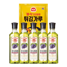 사조해표 포도씨유 +튀김가루, 1개, 500ml