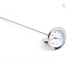 가정용 주방 음식 온도 측정 막대형 다이얼 온도계 튀김 요리 베이킹 고기 찜, 1개