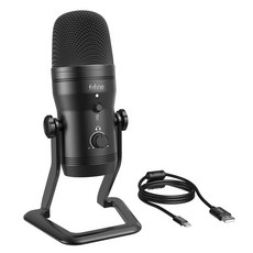 FIFINE USB 3.5mm PC Skype Discord Zoom PC Windows YouTube 마이크 콘덴서 마이크 스테레오, 상세페이지 참조, 상세페이지 참조