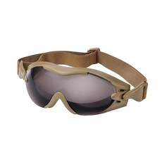 Rothco Swat Tec 싱글 렌즈 택트 고글 코요테 117999, 코요테 브라운