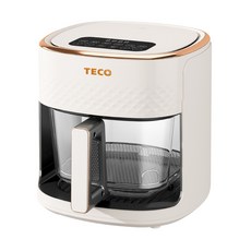 TECO 氣炸鍋 透明可視窗 觸控操作 健康少油烹飪 多功能料理幫手, 白色, XYFYB4501