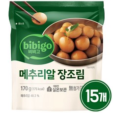CJ 비비고 메추리알장조림 170g, 15개