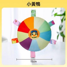 DFMEI 狗狗毛絨發聲飛盤玩具自嗨解悶工具柯基消耗體力寵物耐咬拔河玩具, 1個, 【1個裝】衝鋒鴨飛盤