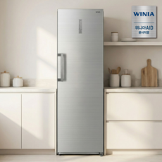 위니아 냉동고 272L WWFU276EEMYSO(A) 빠른 냉동 가변 도어 90도 수납