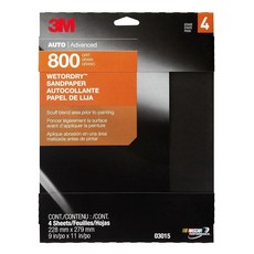 3M 03015 Imperial Wetordry 22.9 x 27.9cm(9 x 11인치) P800 그릿 샌딩 시트, 3M 03015 Imperial Wetordry 22.