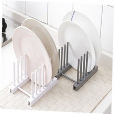 룰루 조립식 6칸 접시스탠드 충전선정리 케이블정리 전기선고정, 1개