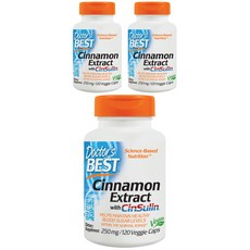 Doctor's BEST 肉桂萃取物素食膠囊 250mg, 120顆, 1罐