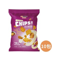 GOpower果果能量 蛋白香酥脆【泰式酸辣】高蛋白 蛋白質 健身補給, 10包, 33g