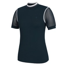 renoma GOLF 女款網狀立領短袖上衣 RWTHJ6136-912