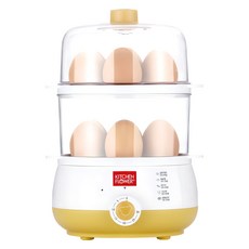 키친플라워 에그 플러스 타이머 쿠커 계란 찜기, KF-EB600TM