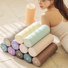 멜킨 미니폼롤러 30cm EVA 필라테스 종아리 마사지 홈트, 파스텔 옐로우, 파스텔 옐로우