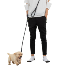 온리코 강아지 산책용 어깨 리더줄, 1개, 블랙