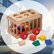 슬롯카트 도형학습 블록넣기 교육용교구 창의적놀이 학습교재 장난감교구