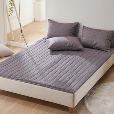 그레이스 국내생산 마이크론 온수매트커버 전기장판 탄소매트 호환가능, 와인차콜