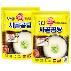 오뚜기옛날 사골곰탕 국물, 500g, 2개