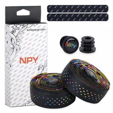 지테크 자전거 핸들바 테이프, 1세트, 혼합색상