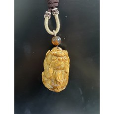 天然根珀貔貅手工雕刻，附台灣檢驗證書, 41mm