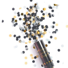 장식용품 PW 파티꽃가루폭죽(소형)블랙믹스 생일, 본상품