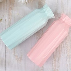 해피피크 플라스틱 꽃병 일자형 깨지지않는화병, 민트