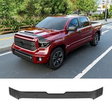 Powoq 후드 프로텍터 2014-2021 토요타 툰드라 디플렉터 업그레이드 TPE 쉴드 후드 디플렉터 교체 2014-2021 토요타 툰드라 액세서리용, 2014-2021 토요타 툰드라와 호환 가능